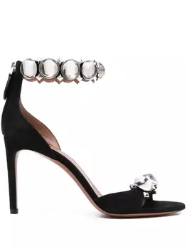 Alaa босоножки с кристаллами, черный