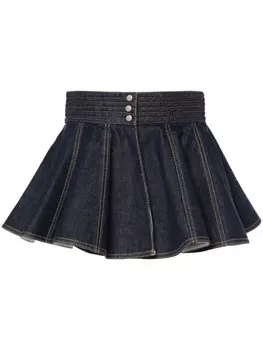 Alaa джинсовая юбка мини, синий