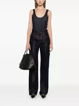 Alaa джинсовое боди, синий