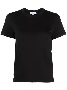 Alaa футболка с вышитым логотипом, черный