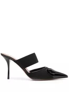 Alaa мюли Heart 90, черный