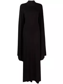 Alaa платье макси с одним рукавом, черный