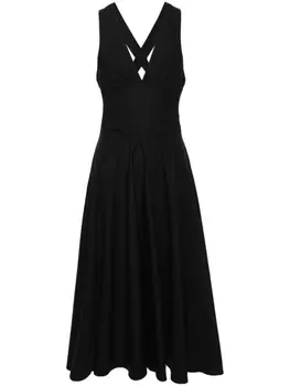 Alaa платье в полоску, черный