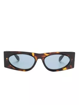 Alaa солнцезащитные очки черепаховой расцветки, коричневый