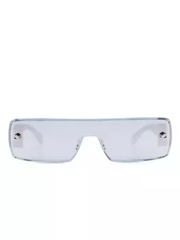 Alaa солнцезащитные очки-маска, серебристый