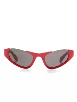 Alaa солнцезащитные очки в оправе 'кошачий глаз', красный