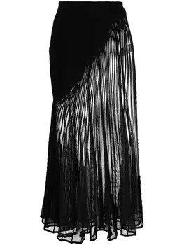 Alaa юбка макси Twisted, черный