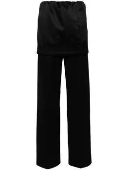ALAINPAUL многослойные спортивные брюки из шерсти, черный