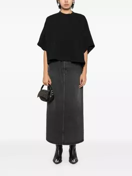 ALAINPAUL объемная футболка, черный