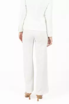 Alana Белые плиссированные брюки Akalia, белый
