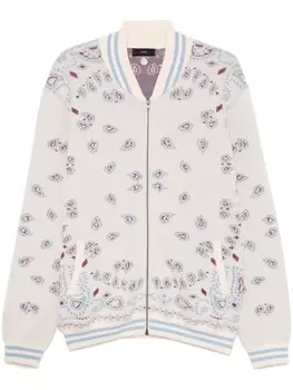Alanui бомбер с принтом, нейтральный