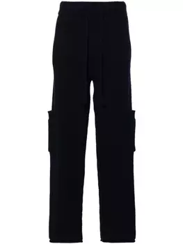 Alanui брюки Finest фактурной вязки, синий