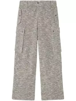 Alanui брюки широкого кроя, нейтральный цвет