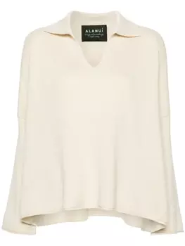 Alanui джемпер Finest в рубчик, нейтральный цвет