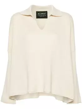 Alanui джемпер Finest в рубчик, нейтральный цвет