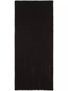 Alanui Fair Winds fringed skirt, черный