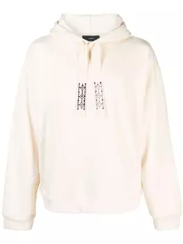 Alanui худи Akasha с вышивкой, нейтральный цвет