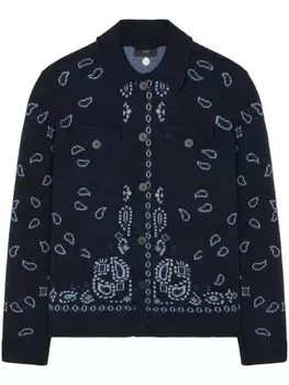 Alanui кардиган-бандана, синий