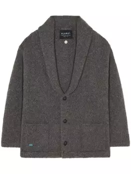 Alanui кардиган Finest в рубчик, серый