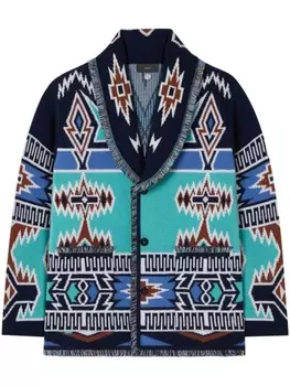 Alanui кардиган Geometric Roots, синий