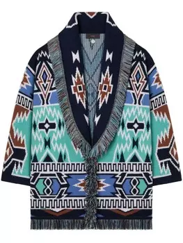 Alanui кардиган Geometric Roots, синий