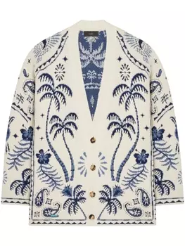 Alanui кардиган Lush Nature, нейтральный цвет