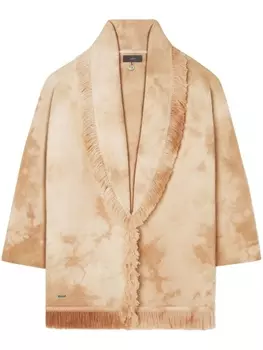 Alanui кардиган Magic Journey с принтом тай-дай, нейтральный цвет