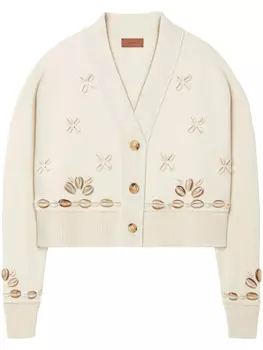 Alanui кардиган Ocean Dream, нейтральный