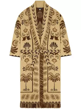 Alanui кардиган-пальто Wild Wonder, нейтральный