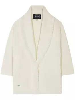 Alanui кардиган с бахромой, белый