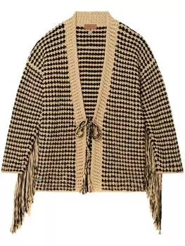 Alanui кардиган Tropical Shadow, желтый