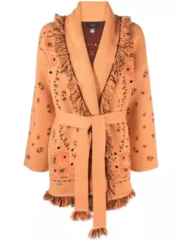 Alanui кашемировый кардиган, оранжевый