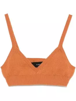 Alanui кашемировый топ, коричневый