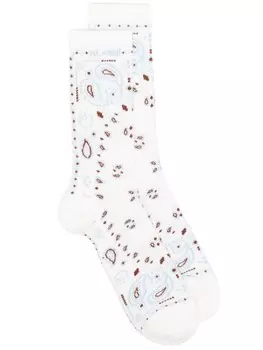 Alanui носки Bandana, белый
