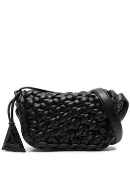 Alanui плетеная сумка через плечо Icon, черный
