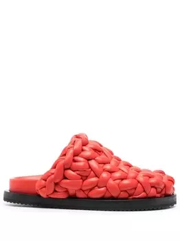 Alanui плетеные мюли Icon, оранжевый
