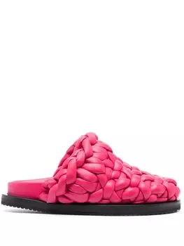 Alanui плетеные мюли Icon, розовый
