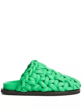 Alanui плетеные мюли Icon, зеленый
