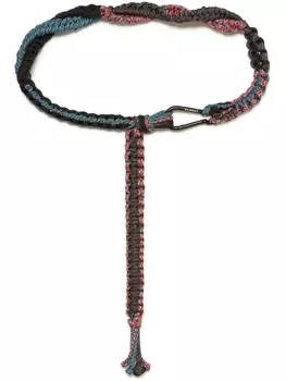 Alanui плетеный ремень Rope, синий