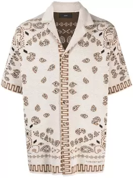 Alanui рубашка с узором, нейтральный цвет
