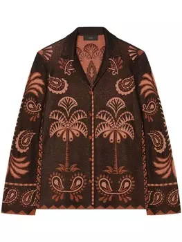 Alanui рубашка Wild Wonder, коричневый