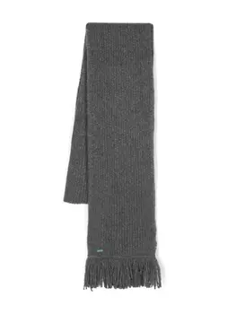 Alanui шарф Finest из смесового кашемира, серый