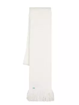 Alanui шарф Finest крупной вязки, белый