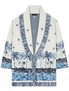 Alanui шерстяной кардиган The Tale Of A Hawaiian из вирджинской шерсти, белый