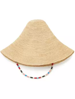 Alanui шляпа Sunny из рафии, коричневый