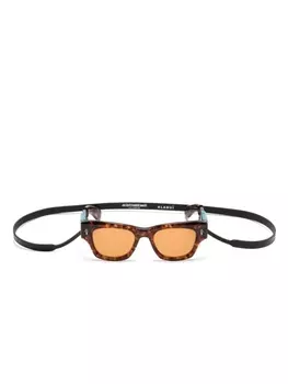 Alanui солнцезащитные очки Topanga из коллаборации с Jacques Marie Mage, коричневый