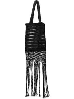 Alanui сумка-тоут A Love Letter To India, черный