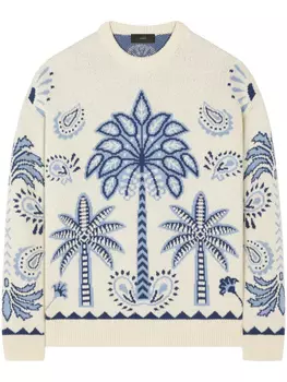 Alanui свитер Wild Wonder Foulard, нейтральный