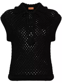 Alanui топ A Love Letter To India, черный