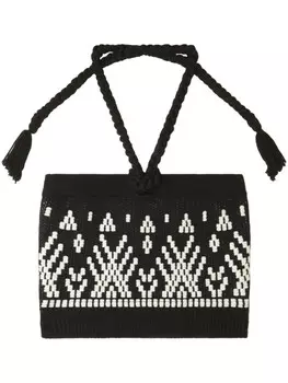 Alanui топ Jungle Beat, черный